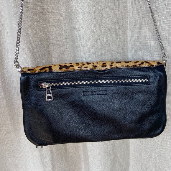 Zadig & Voltaire cheetah clutch with chain - Picture 4 of 10